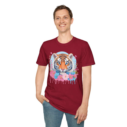 Tiger Shirt Unisex Softstyle T Shirt Gildan 64000 Animal Tee