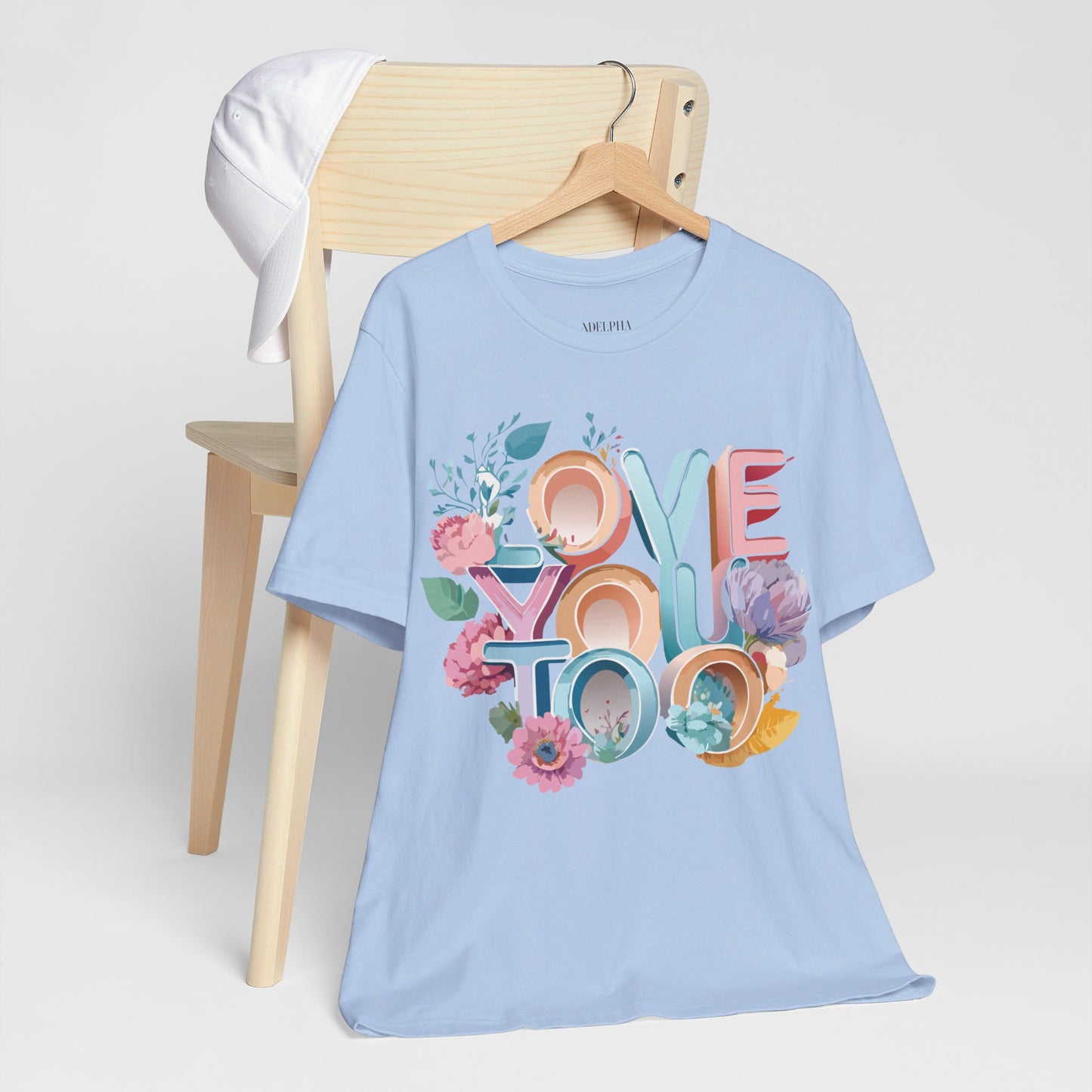 T-Shirt aus natürlicher Baumwolle – Love Story-Kollektion