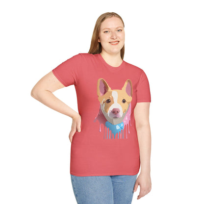 Dog Shirt Unisex Animal Print Tee Cotton T Shirt For Pet Lovers