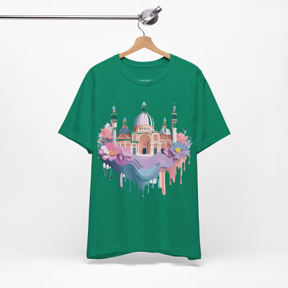 Natural Cotton Tee Shirt - Beautiful Places Collection - Venice Printify