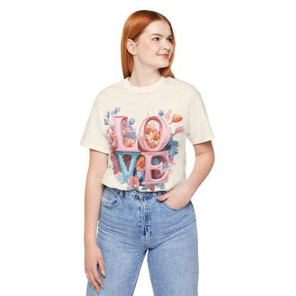 Natural Cotton Tee Shirt - Love story Collection Printify