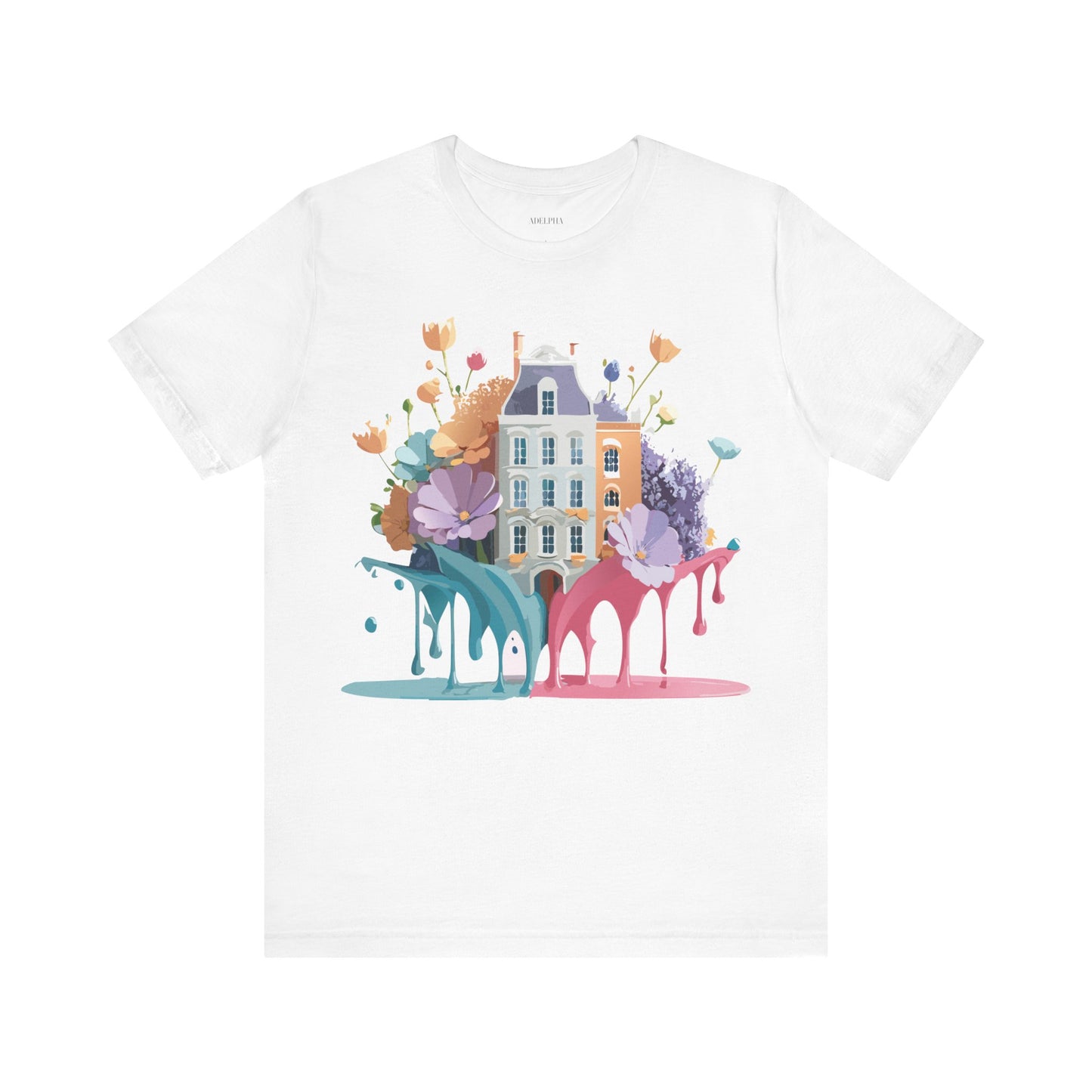 Natural Cotton Tee Shirt - Beautiful Places Collection - Amsterdam