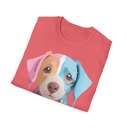 Unisex Dog Shirt Animal Tee Gildan Softstyle 64000 Cotton Tee