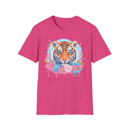 Tiger Shirt Unisex Softstyle T Shirt Gildan 64000 Animal Tee