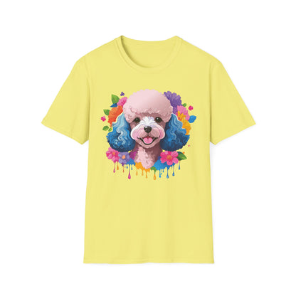 Unisex Dog Shirt Softstyle Tee 100 Percent Cotton Animal Print