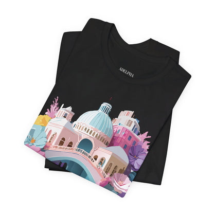 Natural Cotton Tee Shirt - Beautiful Places Collection - Venice Printify