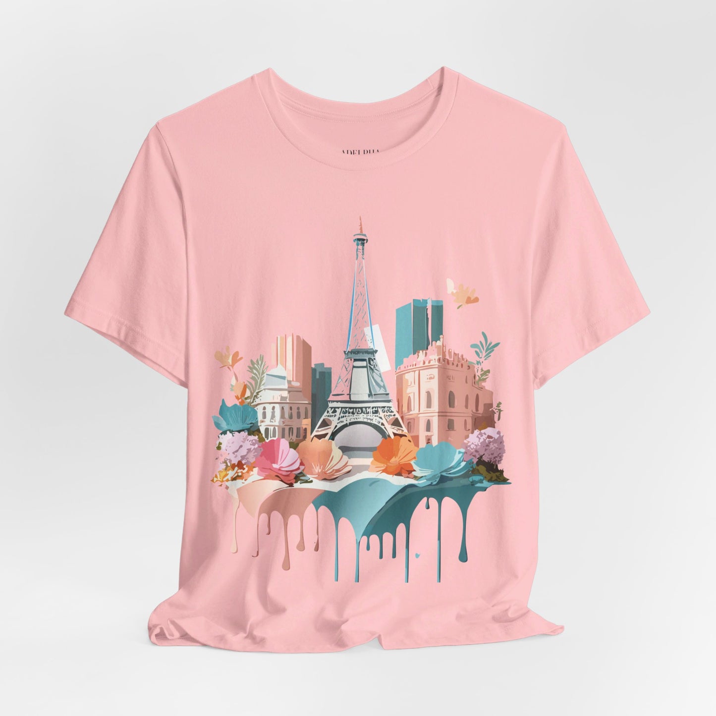 Natural Cotton Tee Shirt - Beautiful Places Collection - Paris