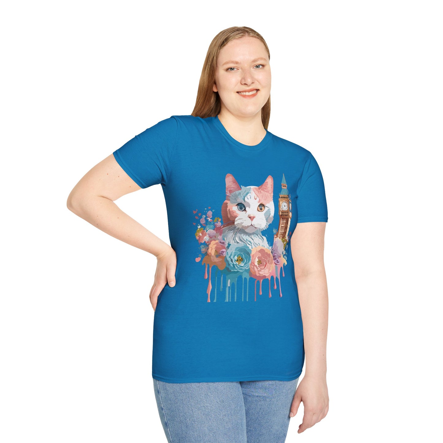 Cat Shirt, Shirt with Cat, Cats Tee, Kitten Tee