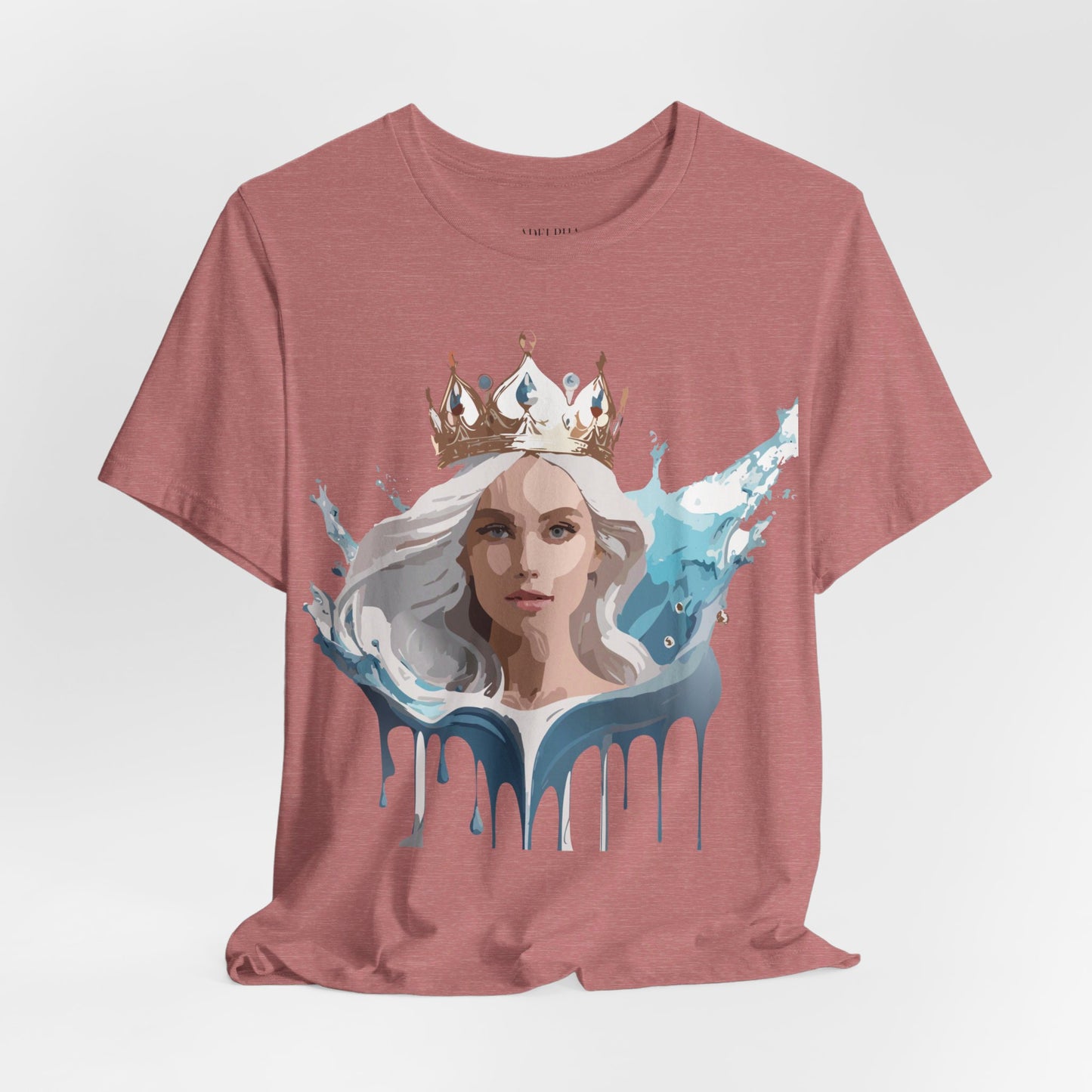 T-Shirt aus natürlicher Baumwolle – Queen Collection