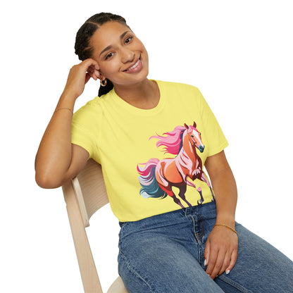 Horse Shirt Gildan Softstyle Tee Unisex 100 Percent Ring Spun Cotton
