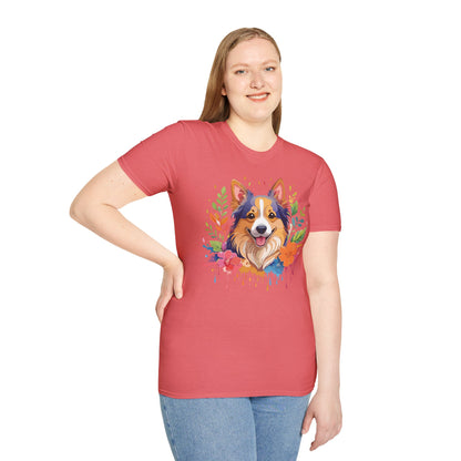 Dog Shirt Unisex Animal Tee Softstyle Gildan 64000 Cotton Tee