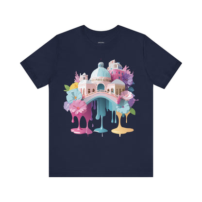 Natural Cotton Tee Shirt - Beautiful Places Collection - Venice Printify