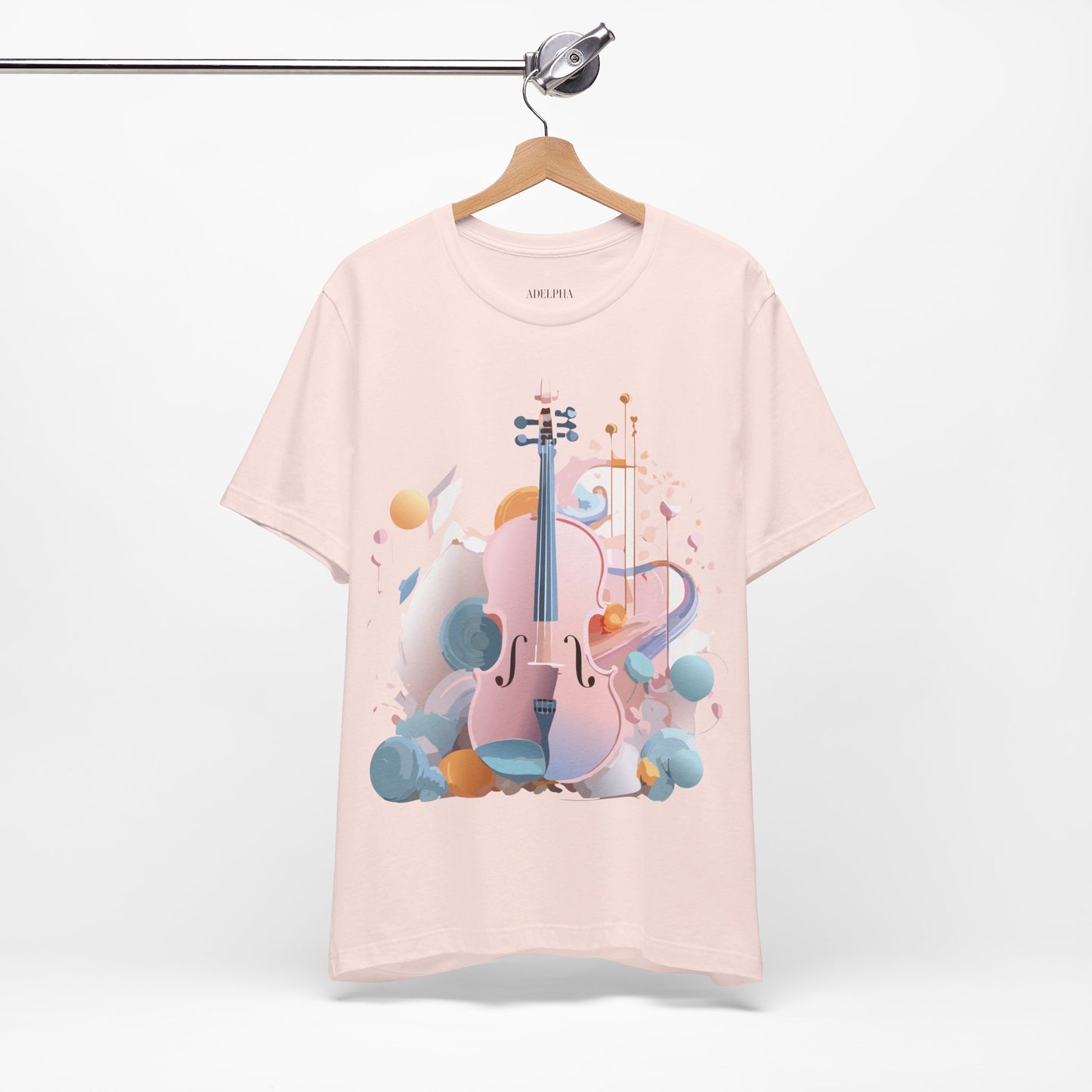 T-Shirt aus natürlicher Baumwolle – Musikkollektion