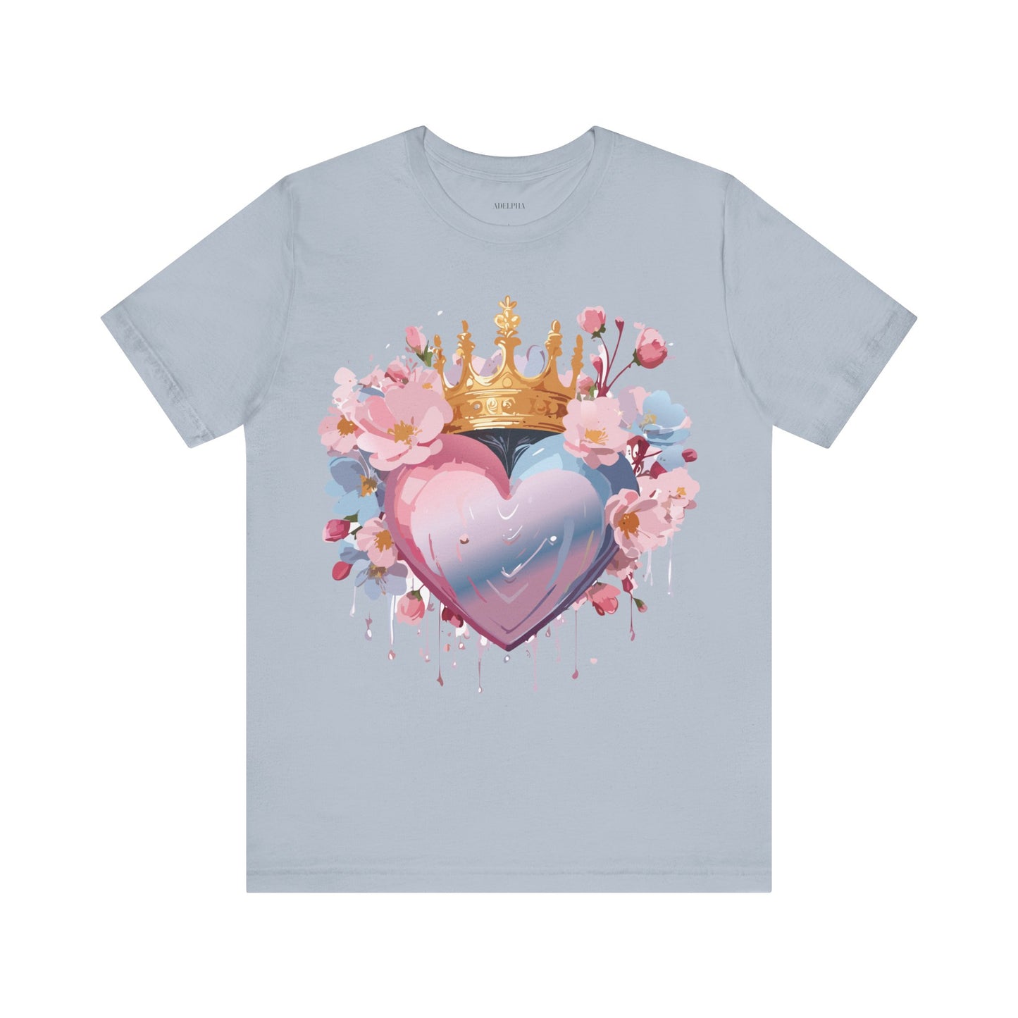 T-Shirt aus natürlicher Baumwolle – Love Story-Kollektion