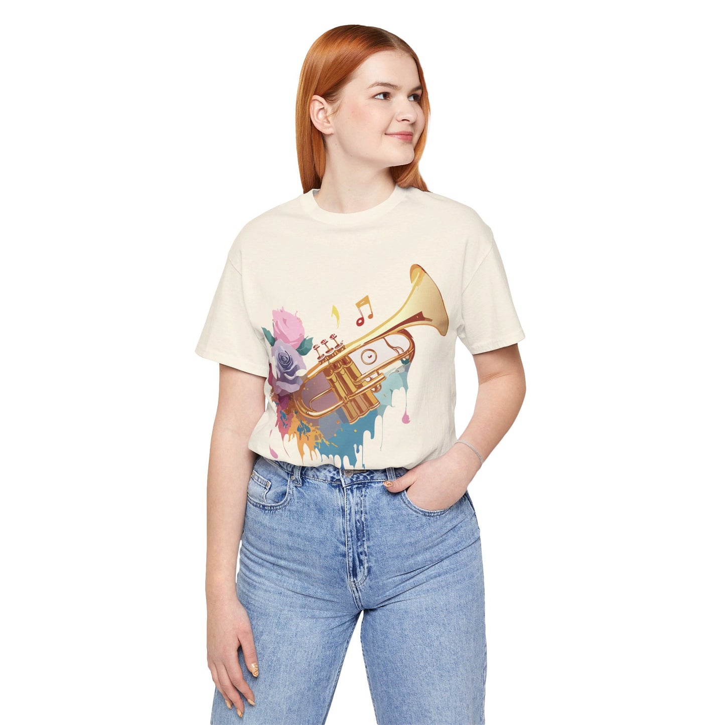 Natural Cotton Tee Shirt - Music collection