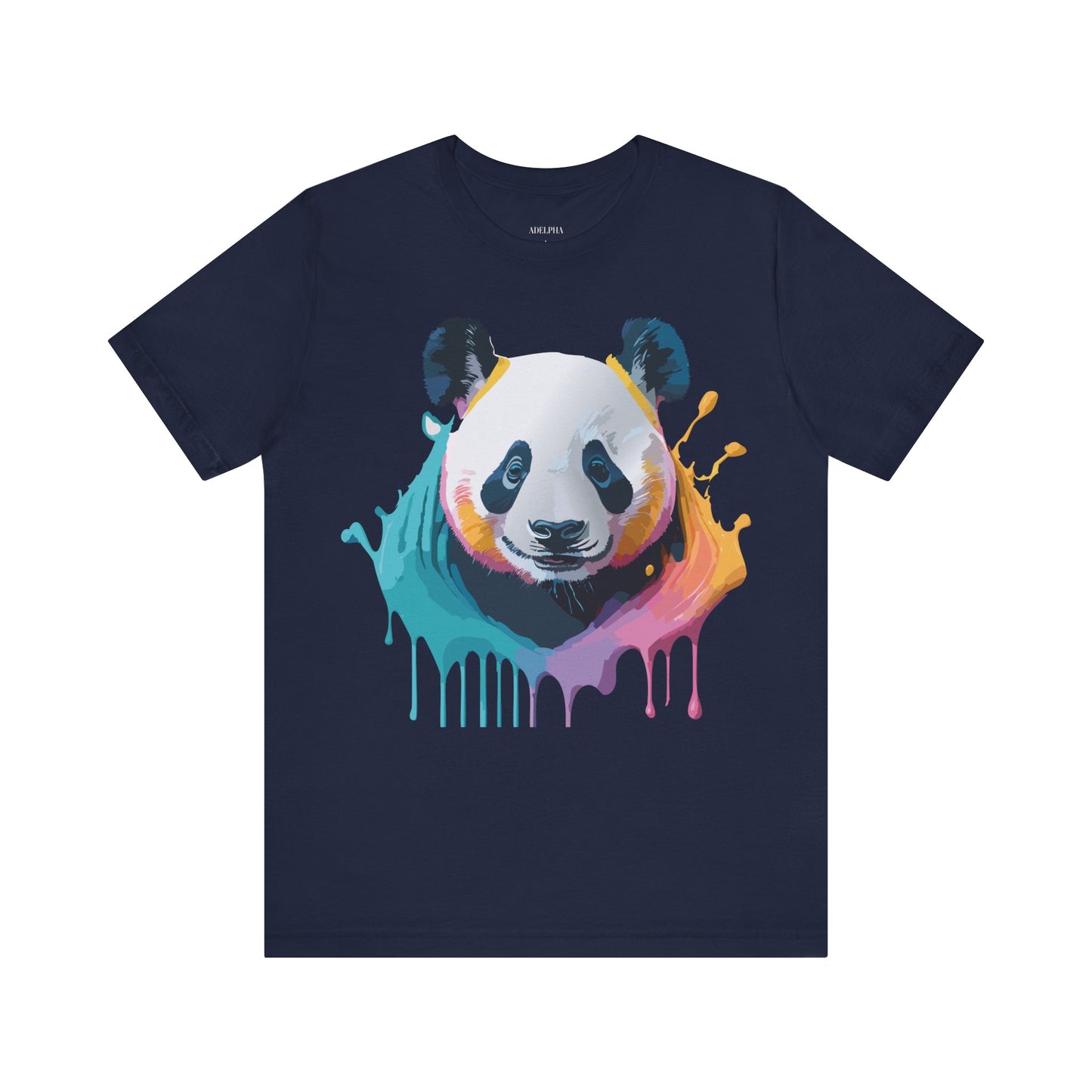 Natural Cotton Tee Shirt with Panda