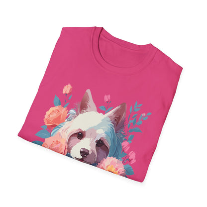 Dog Shirt Unisex Softstyle Cotton Tee Gildan 64000 With Animal Designs