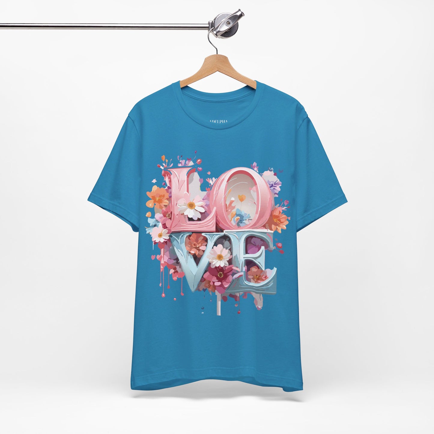 T-Shirt aus natürlicher Baumwolle – Love Story Collection