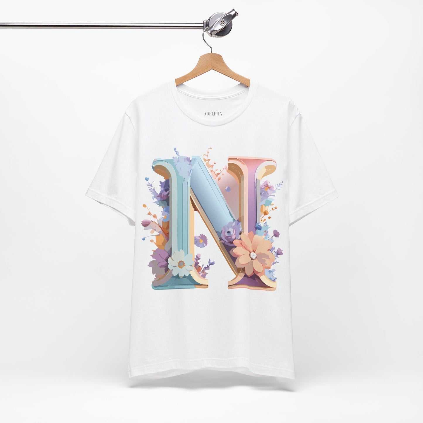 T-shirt en coton naturel - Collection Lettres - N