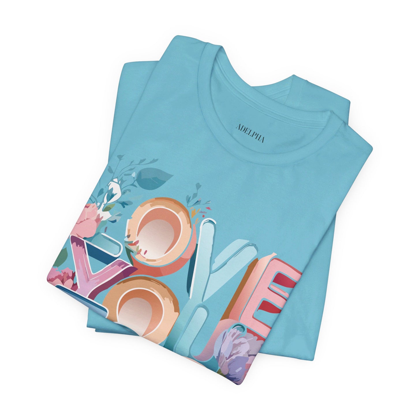 T-shirt en coton naturel - Collection Love story