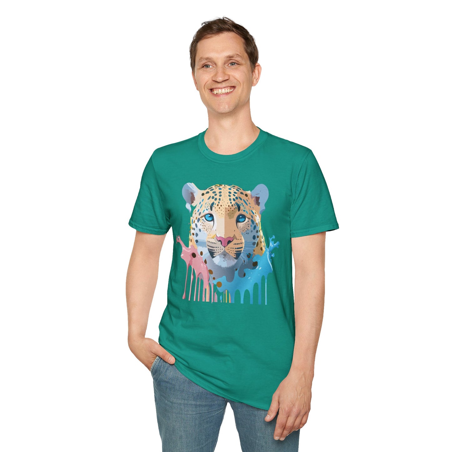 Cheetah Shirt, Shirt with Cheetah, Cheetah Tee, Shirt with Animals