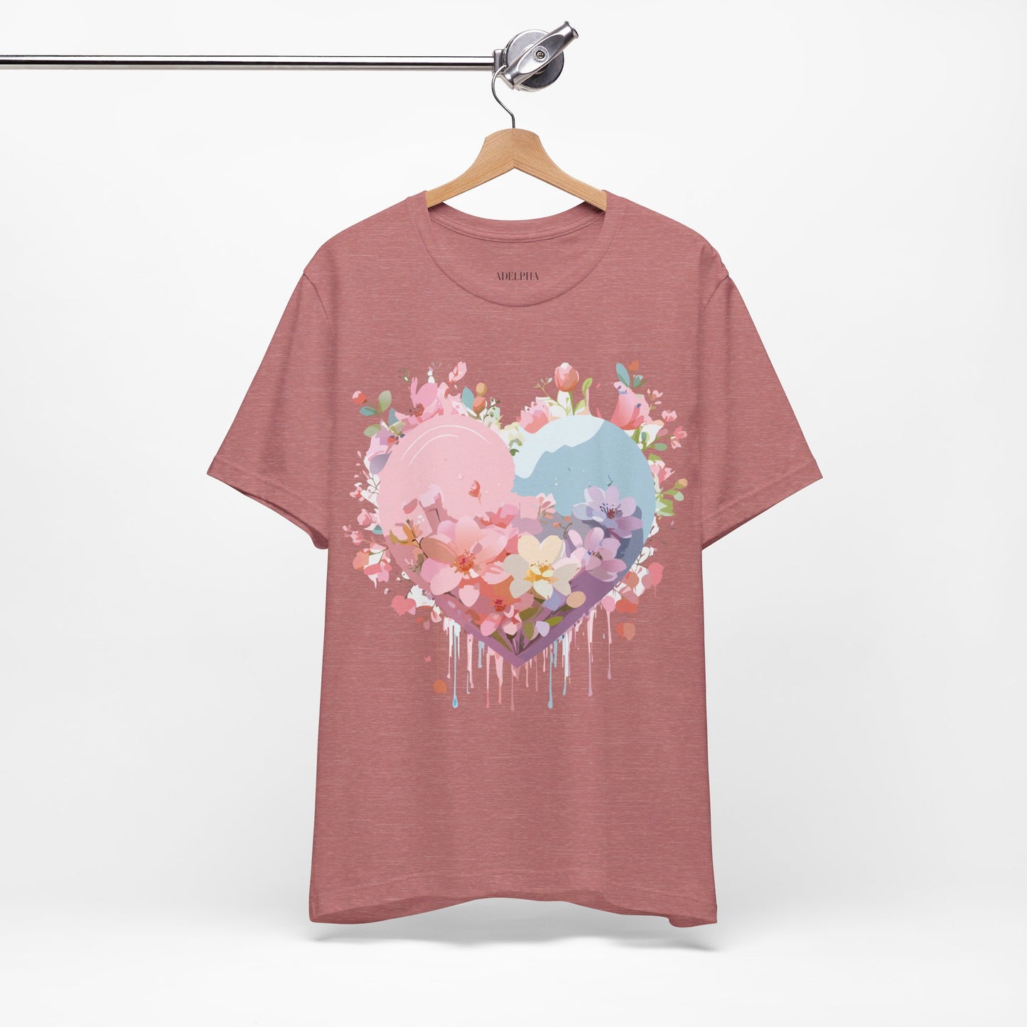 T-shirt en coton naturel - Collection Love story