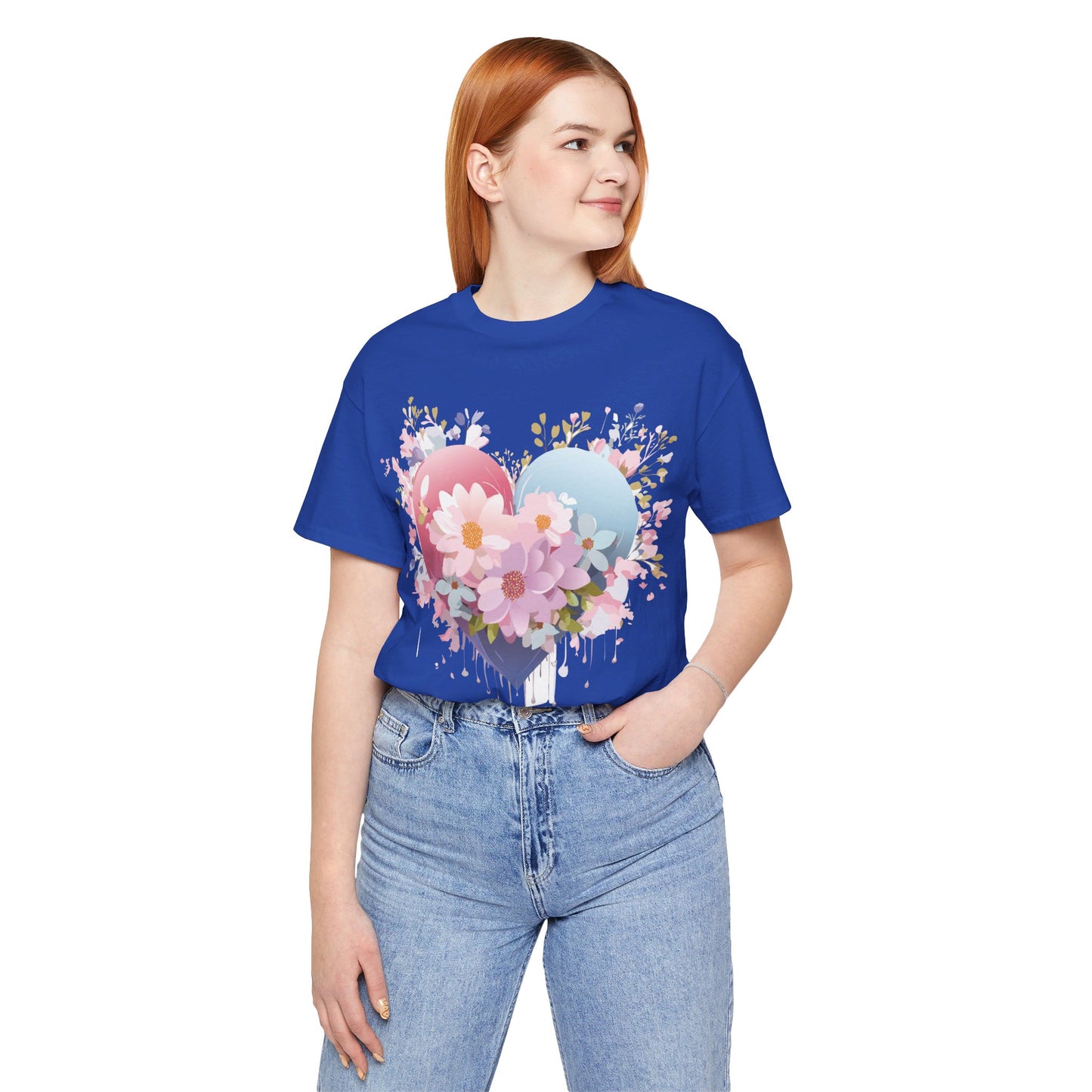 T-Shirt aus natürlicher Baumwolle – Love Story Collection