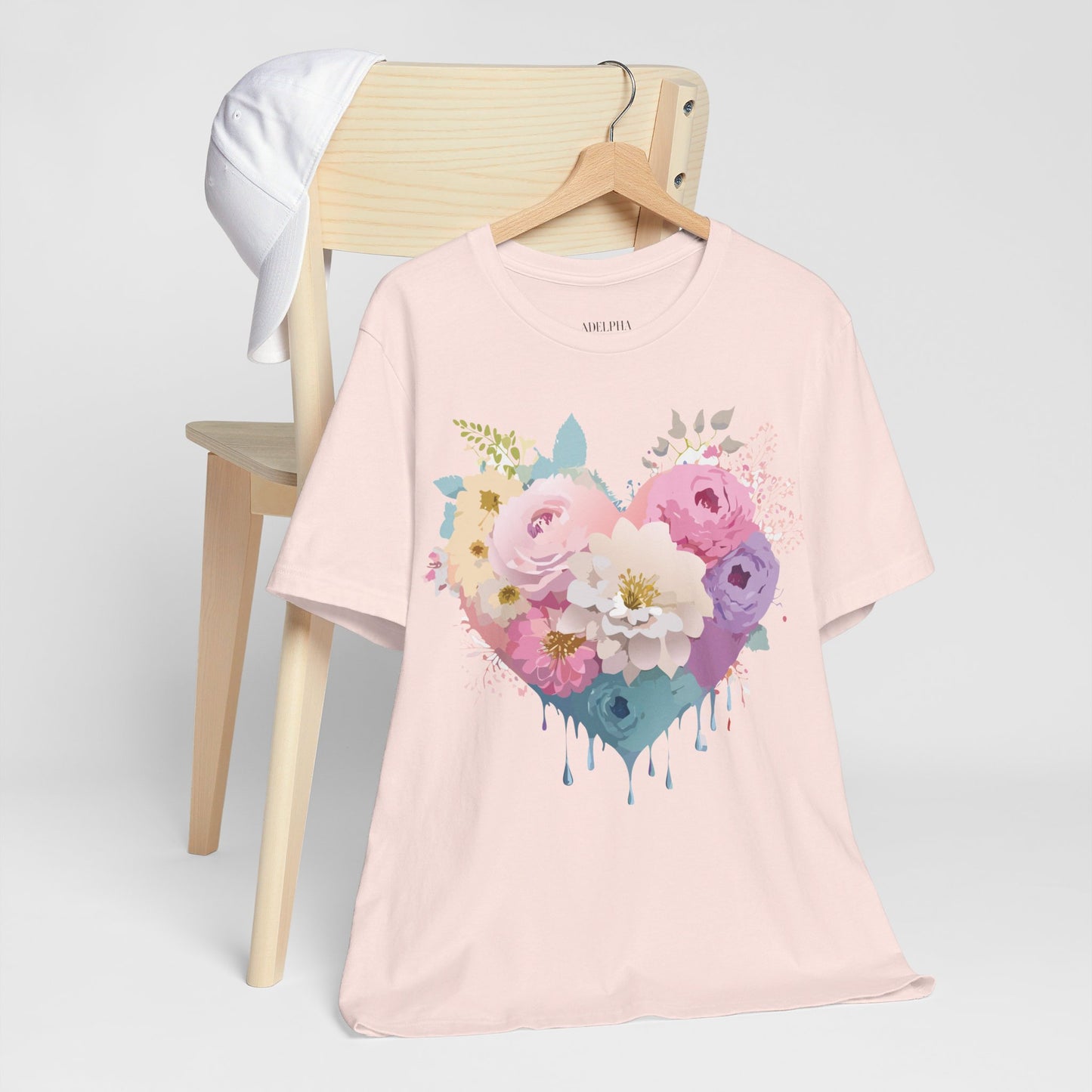 T-Shirt aus natürlicher Baumwolle – Love Story-Kollektion