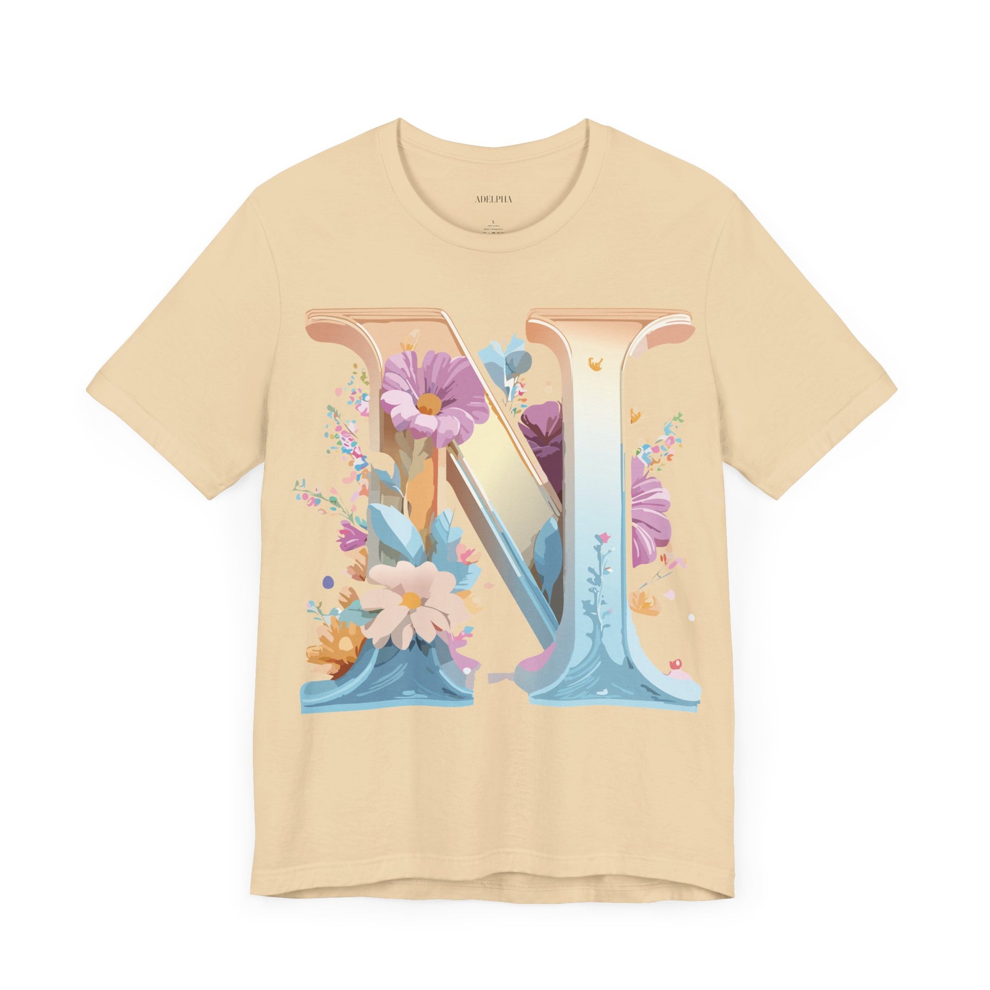 Letter Shirt, Letter N Shirt - ADELPHA