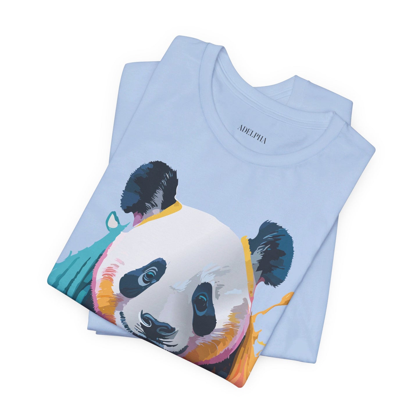 T-Shirt aus natürlicher Baumwolle mit Panda