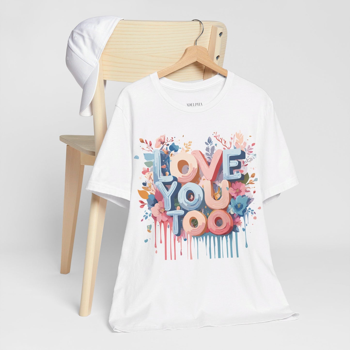 T-Shirt aus natürlicher Baumwolle – Love Story-Kollektion