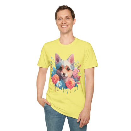 Dog Shirt Unisex Animal Print Tee With Cute Dog Designs And Comfort