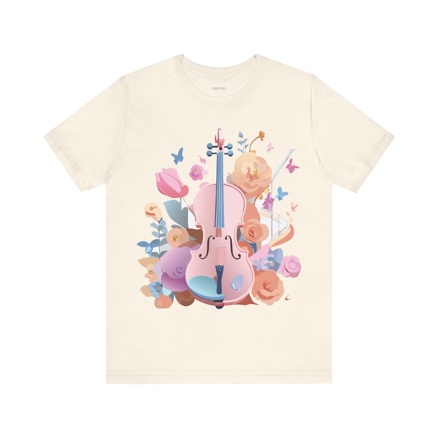 Natural Cotton Tee Shirt - Music collection