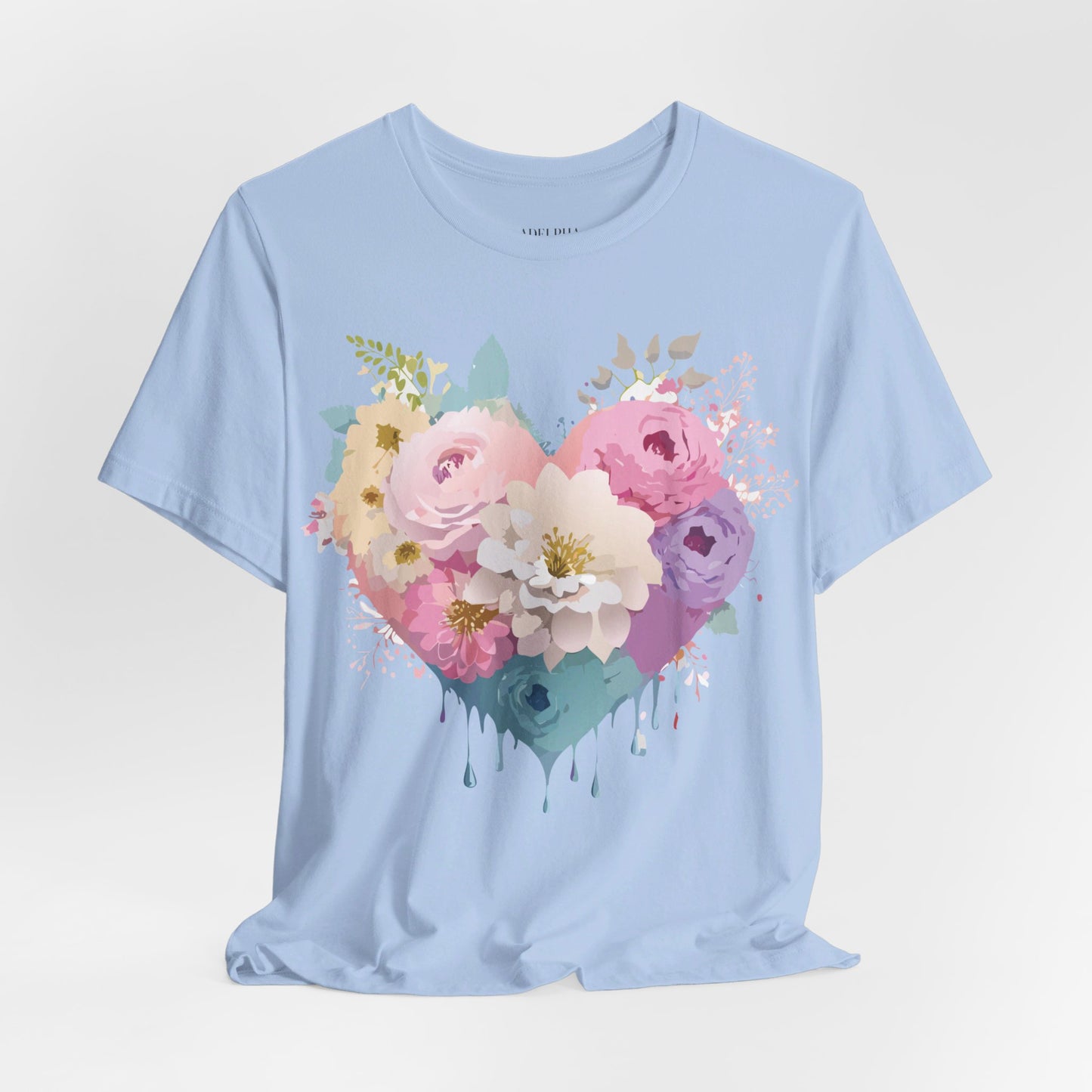 T-shirt en coton naturel - Collection Love story