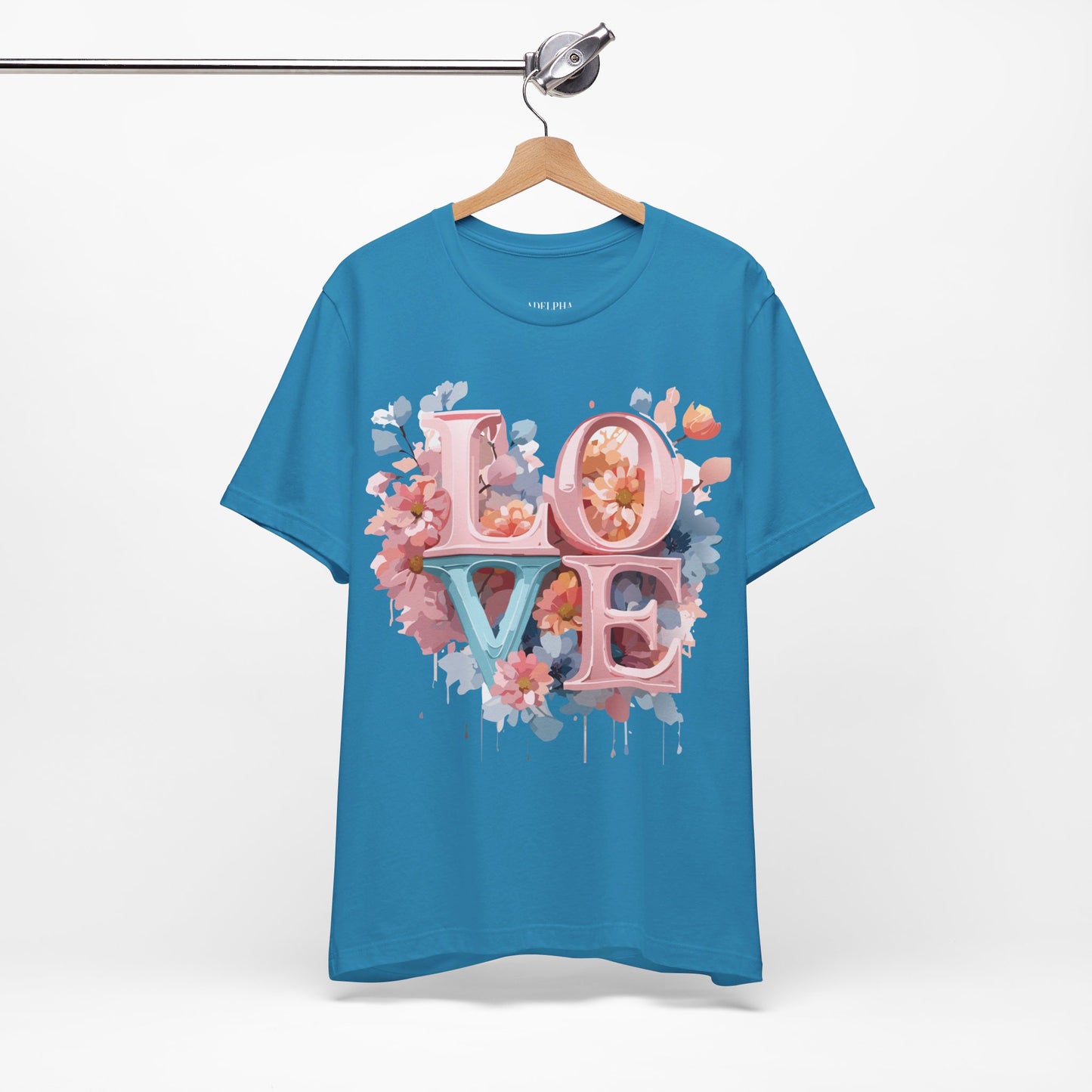 T-Shirt aus natürlicher Baumwolle – Love Story Collection