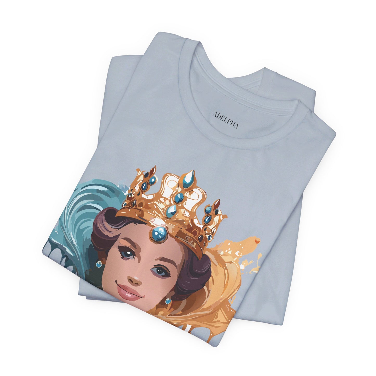 T-Shirt aus natürlicher Baumwolle – Queen Collection