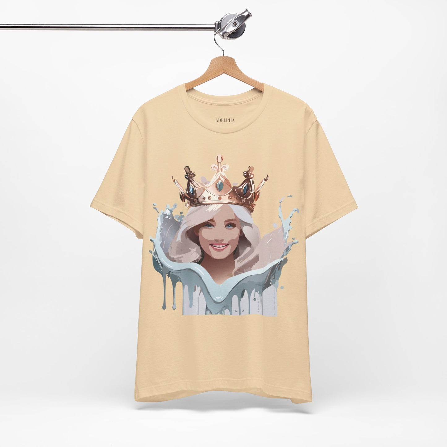 T-shirt en coton naturel - Collection Queen