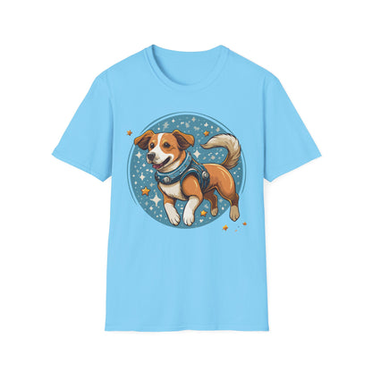 Unisex Dog And Animal Print Shirt Gildan Softstyle 64000 Tee