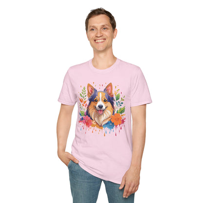 Dog Shirt Unisex Animal Tee Softstyle Gildan 64000 Cotton Tee