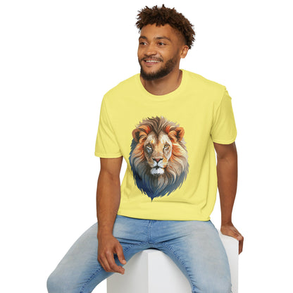 Gildan Lion Graphic Short Sleeve Softstyle Tee 100 Percent Cotton