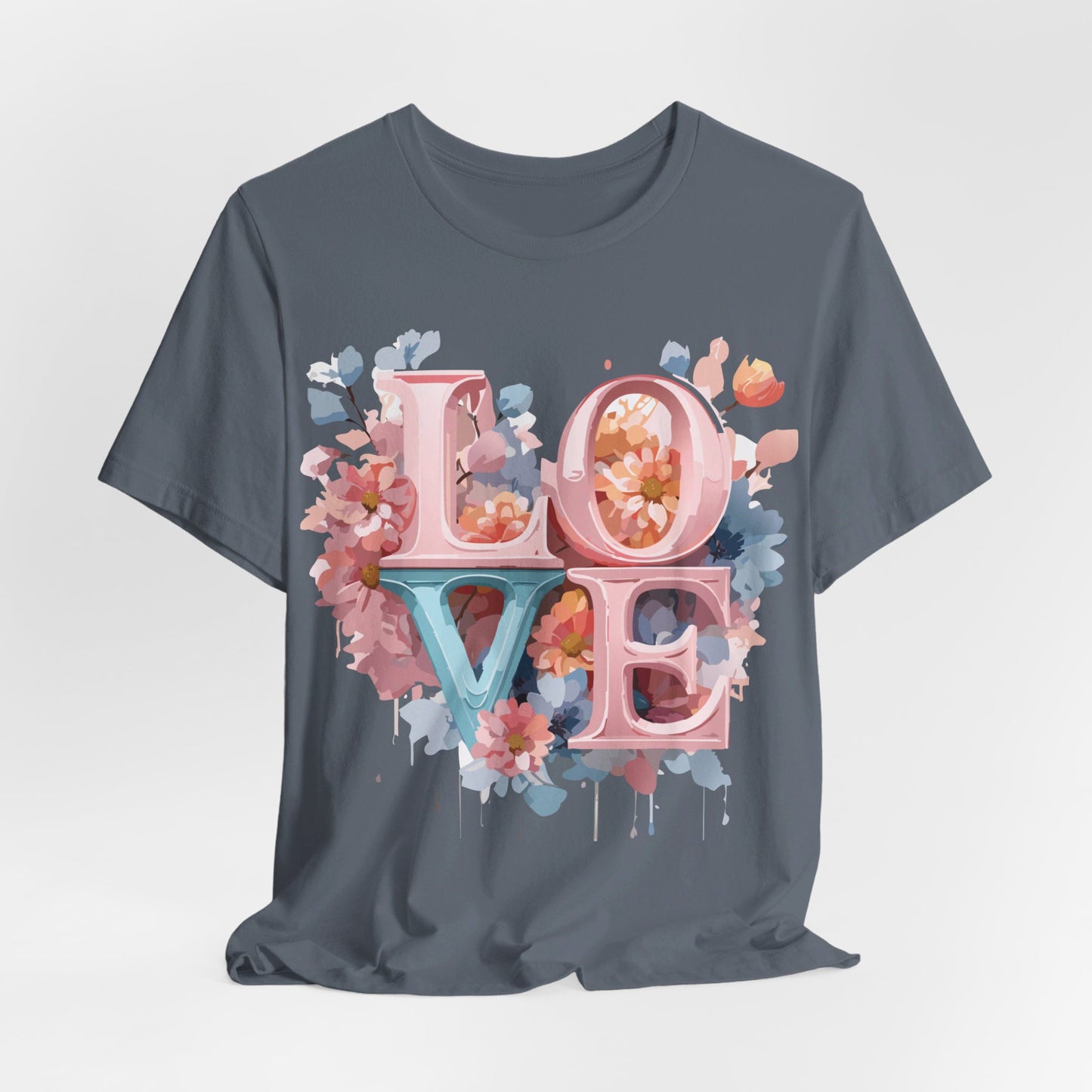 T-Shirt aus natürlicher Baumwolle – Love Story Collection