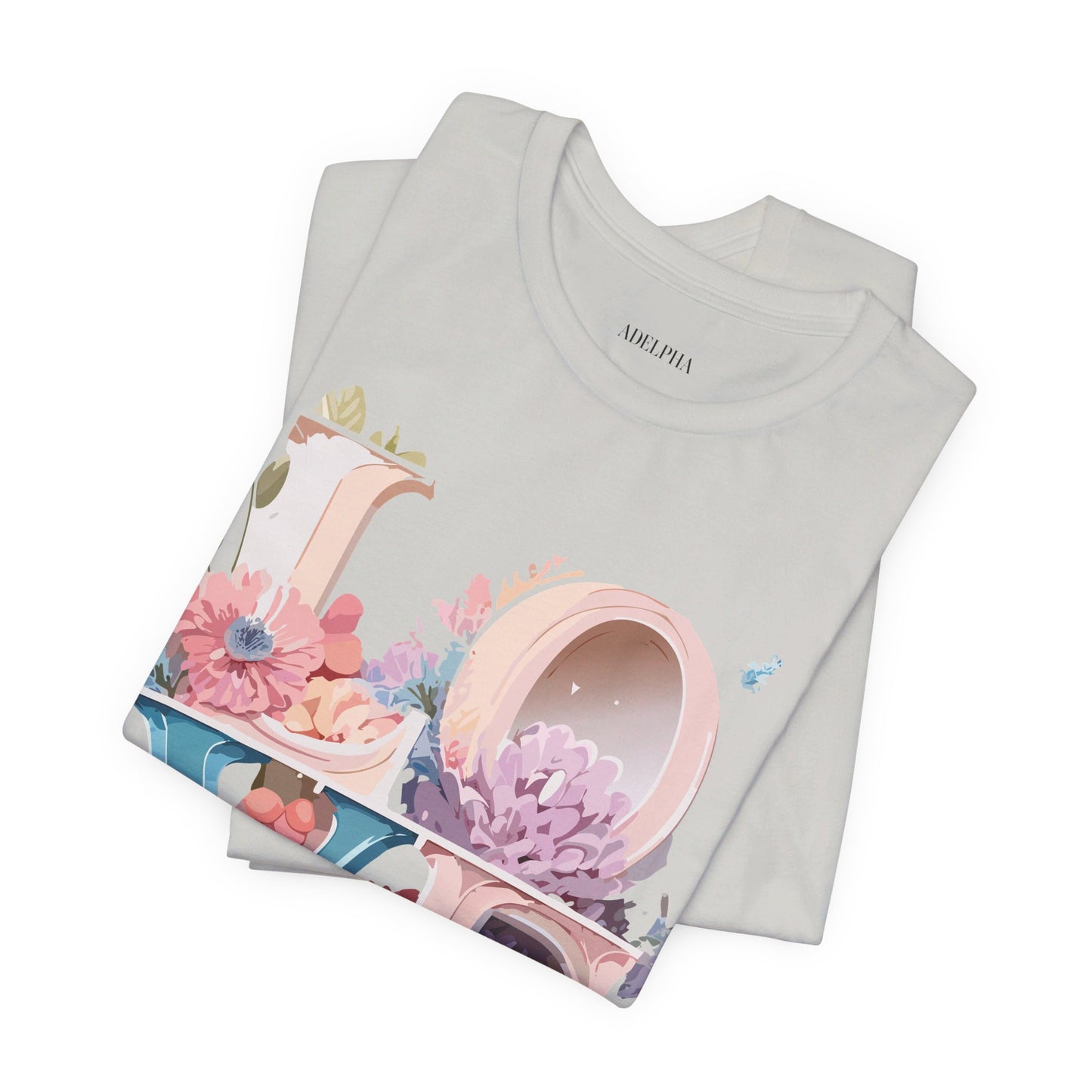 T-shirt en coton naturel - Collection Love story