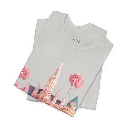 Natural Cotton Tee Shirt - Beautiful Places Collection - Vienna Printify