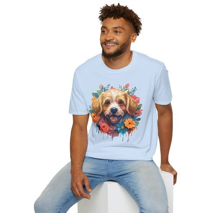 Dog Shirt Unisex Animal Tee Softstyle 64000 Gildan Cotton Tee