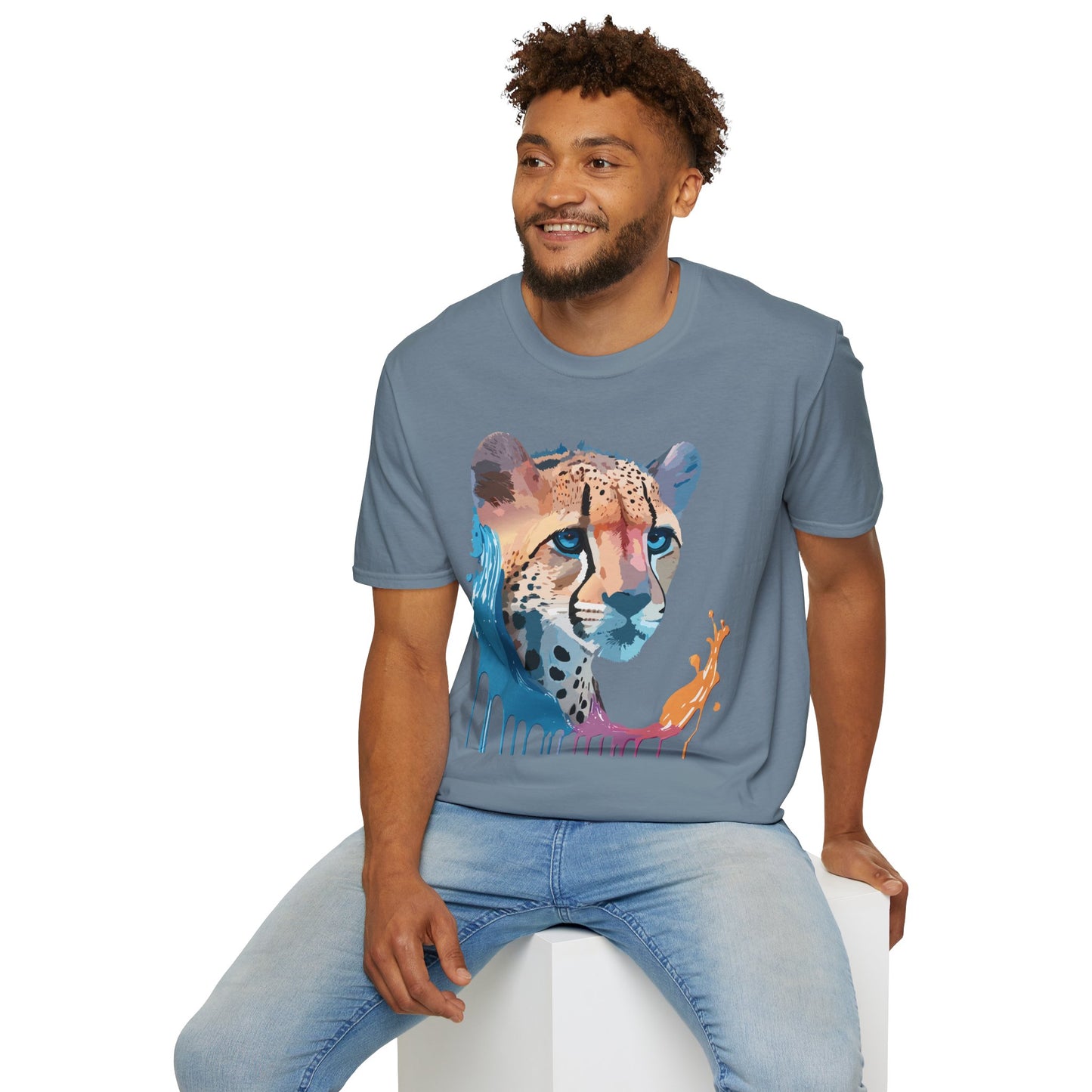 Cheetah Shirt, Shirt with Cheetah, Cheetah Tee, Shirt with Animals