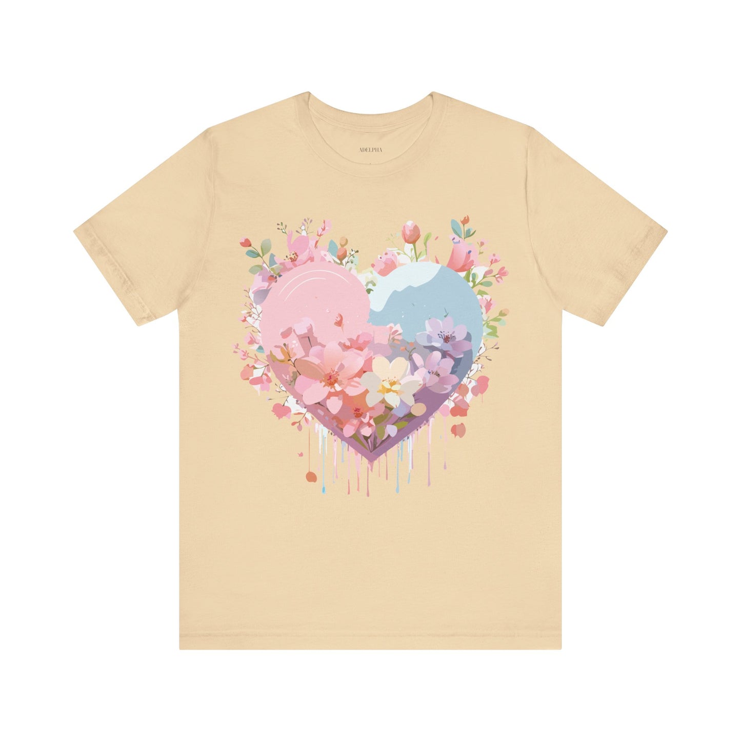 Natural Cotton Tee Shirt - Love story Collection