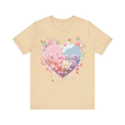 Natural Cotton Tee Shirt - Love story Collection Printify
