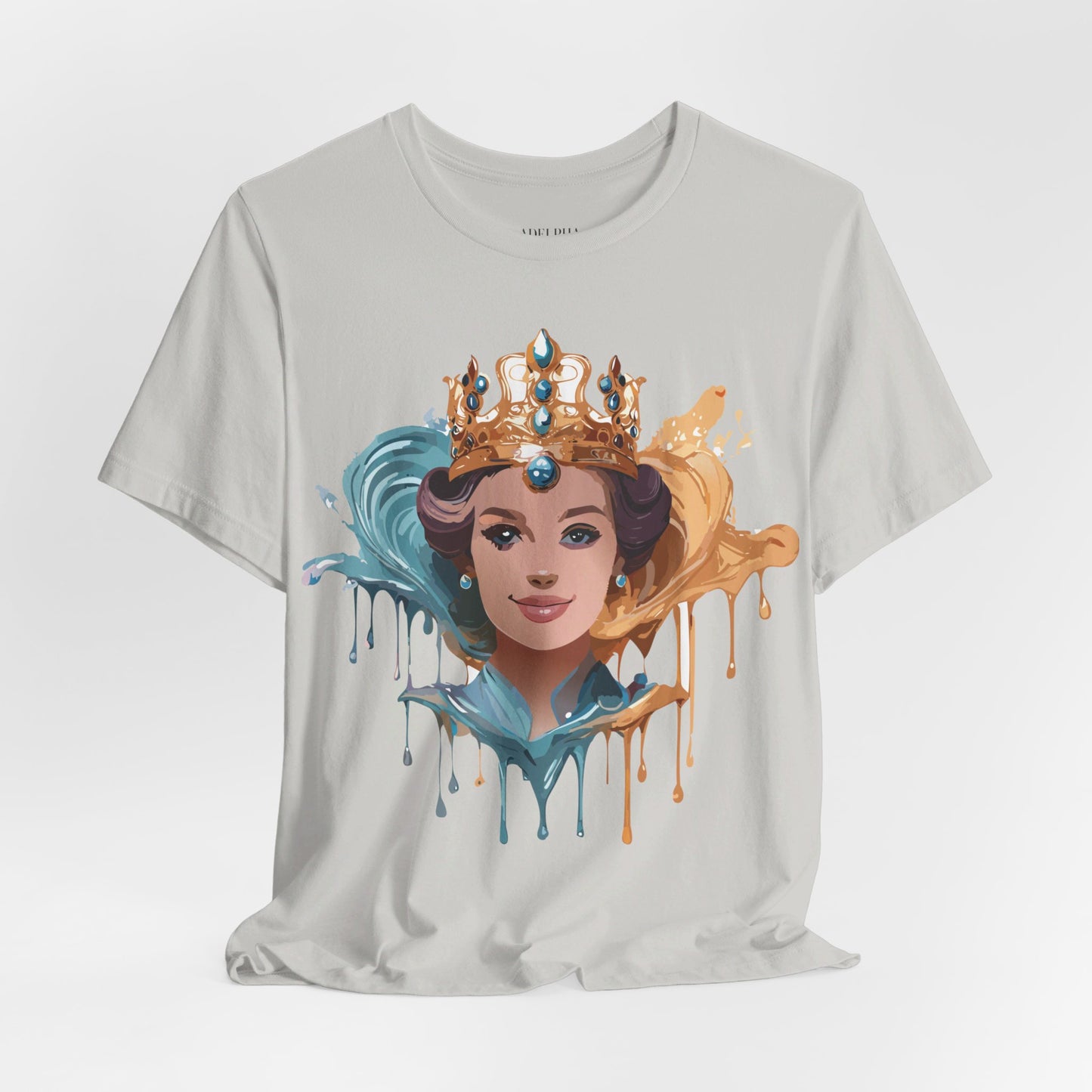 T-Shirt aus natürlicher Baumwolle – Queen Collection