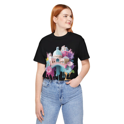 Natural Cotton Tee Shirt - Beautiful Places Collection - Venice Printify