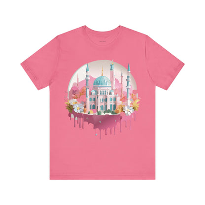 Natural Cotton Tee Shirt - Istanbul, Turkey Printify